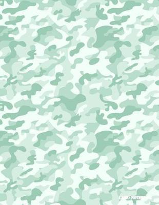 Camo Notebook: Teal Camouflage, 144 Pages
