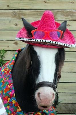 A Charming Horse in a Cute Pink Hat Says Hello Journal: 150 Page Lined Notebook/Diary