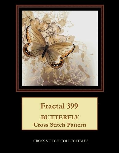 Fractal 399: Butterfly cross stitch pattern
