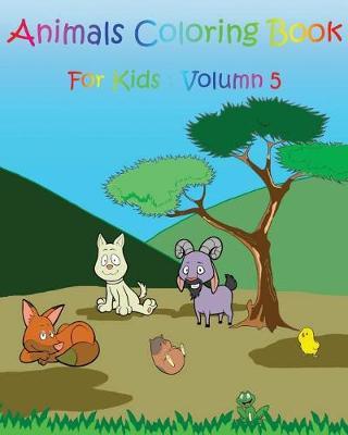 Animals Coloring Book For Kids: Zoo Happy Coloring Book