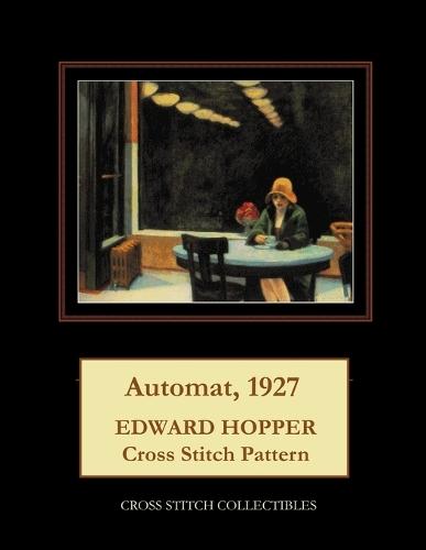Automat, 1927: Edward Hopper cross stitch pattern