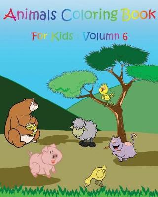 Animals Coloring Book For Kids: Zoo Happy Coloring Book