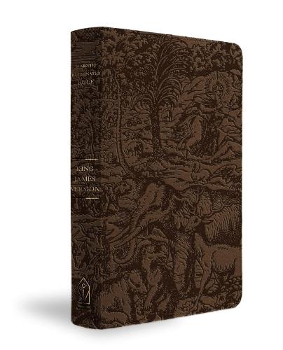 KJV Majestic Illuminated Bible (Brown LeatherLuxe)