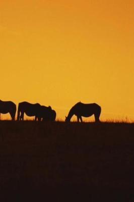 Journal Horses Sunset Silhouettes Equine: (Notebook, Diary, Blank Book)