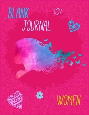 Blank Journal Women: Blank Doodle Draw Sketch Books