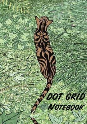 Dot Grid Notebook: Tiger in the Forest: 110 Dot Grid Pages, 7 X 10