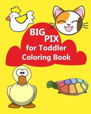 Big Pix for Toddler Coloring Book: Coloring book for kid 2-5 years. This to improve motor skill, hand and eyes co-ordination.