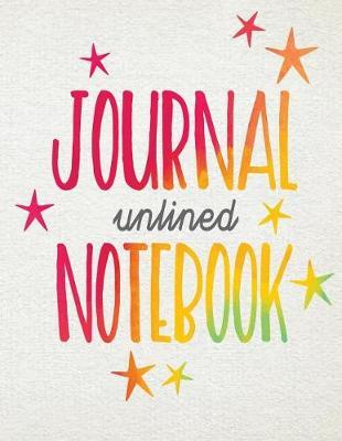 Journal Notebook Unlined: Blank Doodle Draw Sketch Book