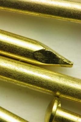 Journal Gold Nails Construction: (Notebook, Diary, Blank Book)