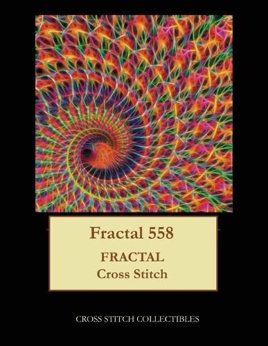 Fractal 558: Fractal cross stitch pattern
