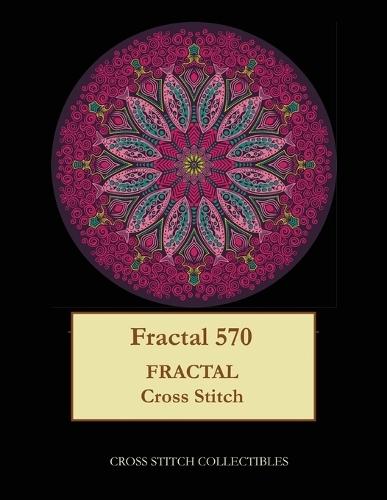 Fractal 570: Fractal cross stitch pattern
