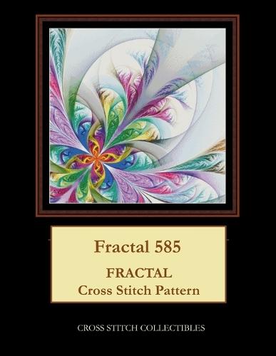 Fractal 585: Fractal cross stitch pattern