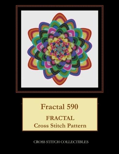 Fractal 590: Fractal cross stitch pattern