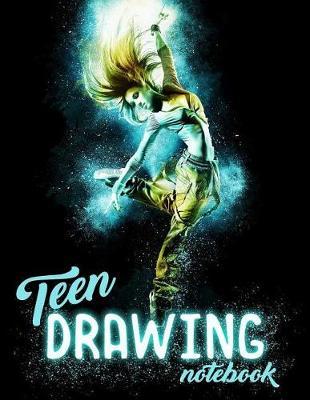 Teen Drawing Notebook: Blank Doodle Draw Sketch Book