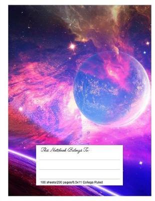 Classic Composition Book, 8.5.X 11, College Ruled, Earth Mystery