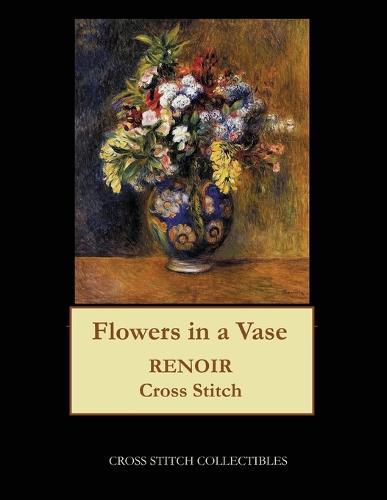 Flowers in a Vase, 1878: Renoir cross stitch pattern