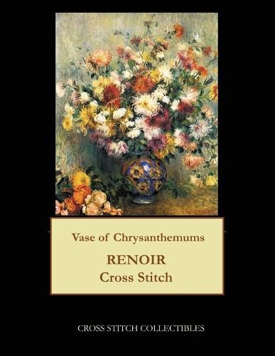 Vase of Chrysanthemums: Renoir cross stitch pattern