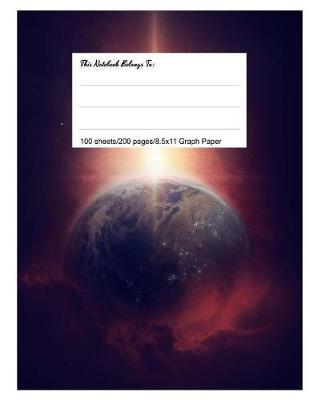 Graph Paper Workbook, 5x5 Graph Ruled Paper, 8.5.X 11, Earth Universe