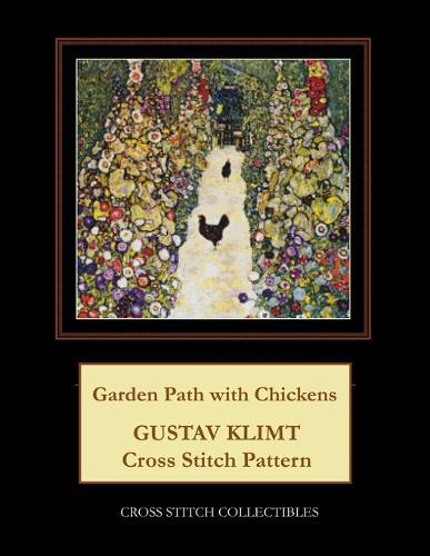 Garden Path with Chickens: Gustav Klimt cross stitch pattern