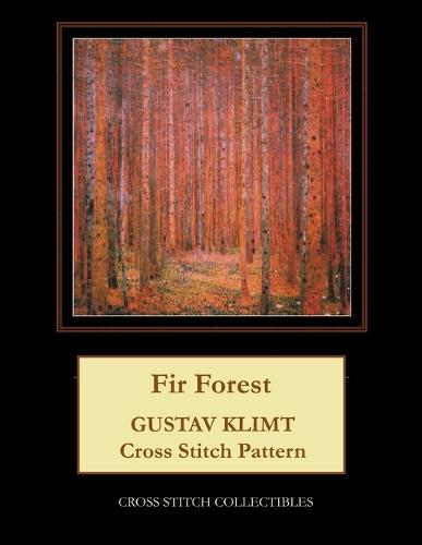 Fir Forest: Gustav Klimt cross stitch pattern