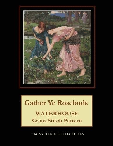 Gather Ye Rosebuds: J.W. Waterhouse cross stitch pattern