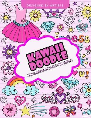 Kawaii Doodle coloring book for girls
