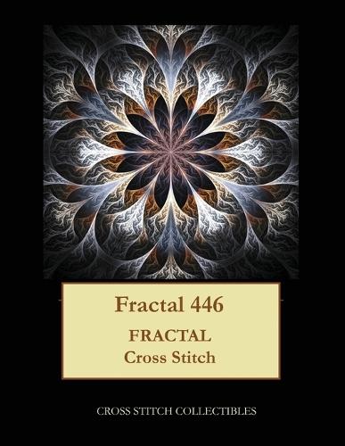 Fractal 446: Fractal cross stitch pattern