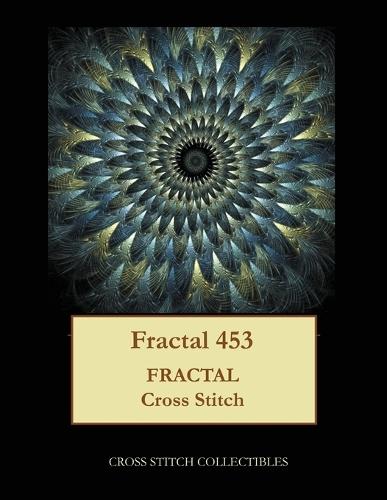 Fractal 453: Fractal cross stitch pattern
