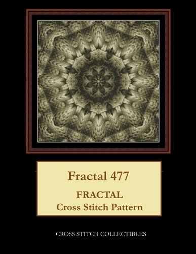 Fractal 477: Fractal cross stitch pattern