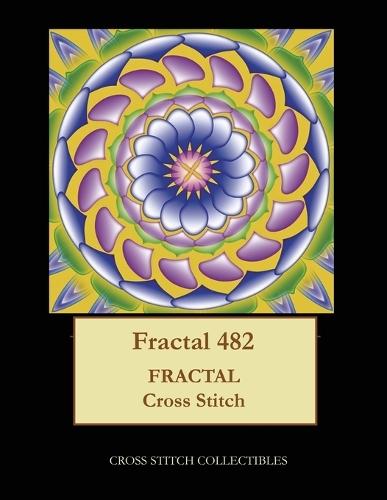 Fractal 482: Fractal cross stitch pattern