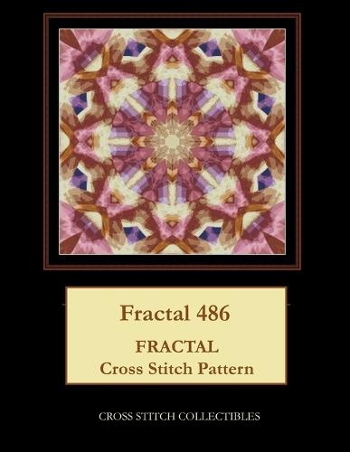Fractal 486: Fractal cross stitch pattern