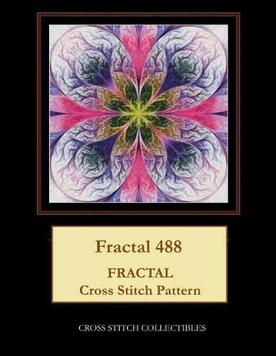 Fractal 488: Fractal cross stitch pattern
