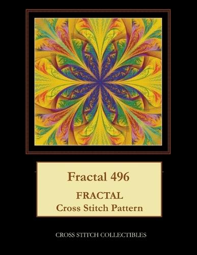 Fractal 496: Fractal cross stitch pattern