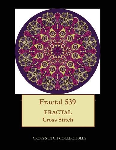 Fractal 539: Fractal cross stitch pattern