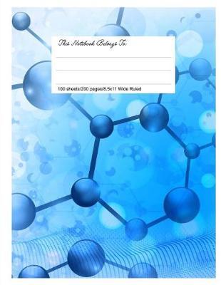 Composition Notebook for School, 8.5.X 11, Wide Ruled, Life Science