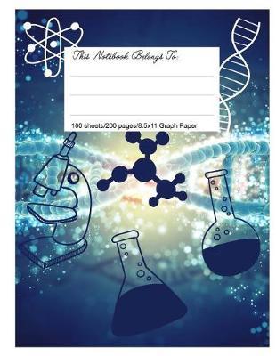 Graph Paper Workbook, 5x5 Graph Ruled Paper, 8.5.X 11, DNA Lab