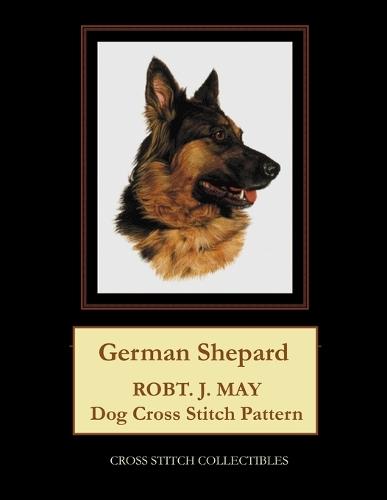 German Shepard: Robt. J. May dog cross stitch pattern