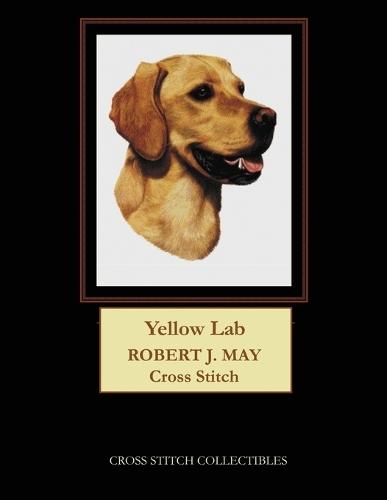 Yellow Lab: Robt. J. May dog cross stitch pattern