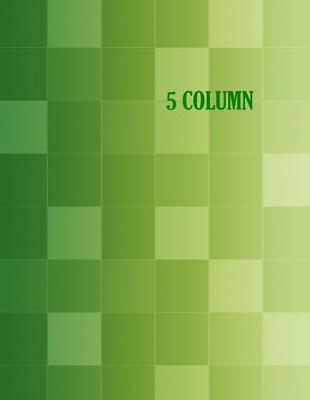 5 Column: Columnar Ruled Ledger, 8.5x11 Inches, 80 Pages