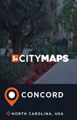 City Maps Concord North Carolina, USA