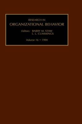 Research in Organizational Behaviour