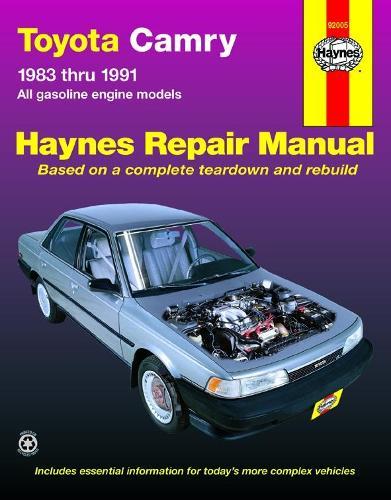 Toyota Camry petrol models (1983-1991) Haynes Repair Manual (USA)
