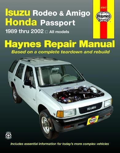 Isuzu Rodeo, Amigo & Honda Passport (89 - 02)