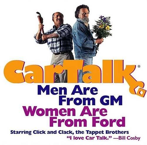 Car Talk: Men Are from Gm, Women Are from Ford