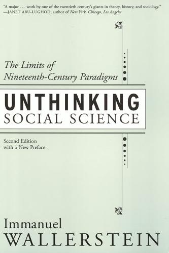 Unthinking Social Science: Limits of 19Th Century Paradigms