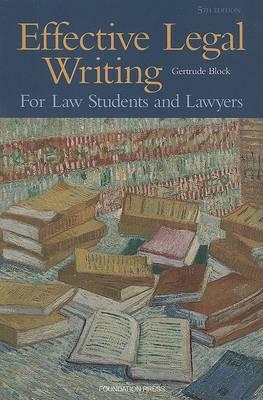 Effective Legal Writing