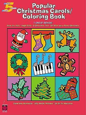 Popular Christmas Carols/Coloring Book