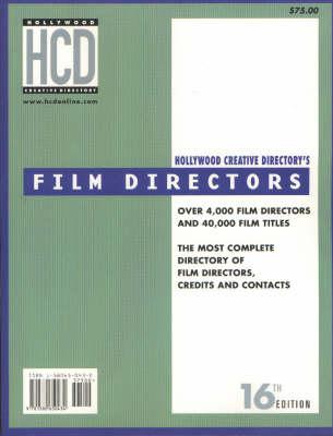 Hollywood Creative Directory: Film Directors