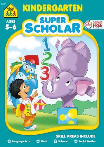 School Zone Kindergarten Super Scholar Workbook
