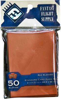 Red Sleeves, Standard Card Game Size